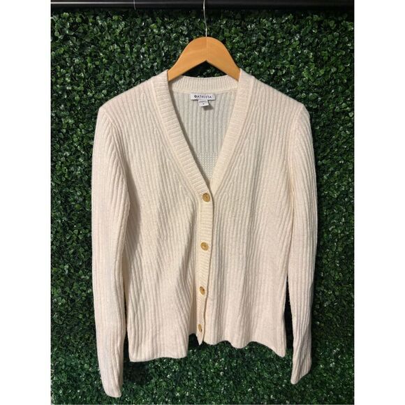 Athleta Layover Cardigan Sz Medium Ivory - Picture 2 of 4